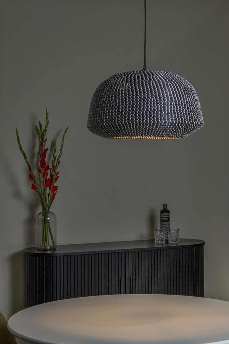 Lucide MADUKA - Závesné svietidlo - 1xE27 - Čierne